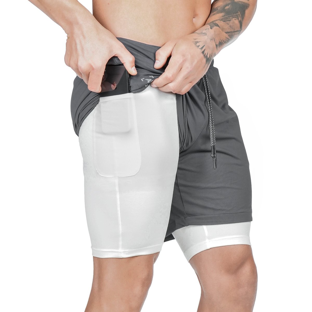 Ultimate Compression Shorts with Phone Pocket – Unleash Style, Comfort & Performance!
