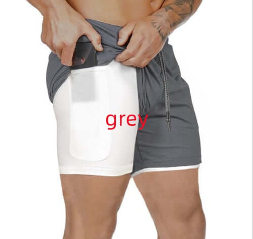 compression shorts with phone pocket