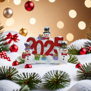 Christmas Tree Snowman Resin Pendant for Holiday Decor and Gift Giving