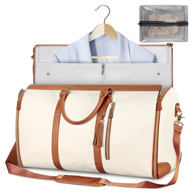 Large Capacity Waterproof Travel Duffle Bag - Foldable Handbag for Clothes and Essentials