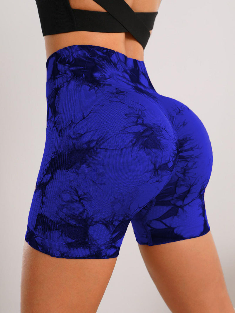 Seamless High-Waist Tie-Dye Yoga Pants for Ultimate Comfort and Hip-Lifting Style