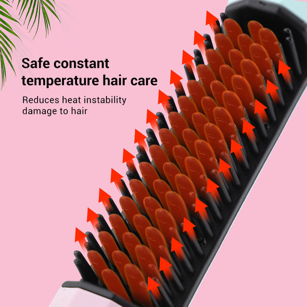 Straightening Comb Rechargeable Hair Wireless Straightener C