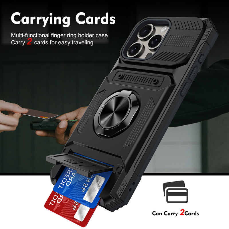 Hidden Card Phone Case: Drop-Resistant Protection & Seamless Storage for Your Essentials