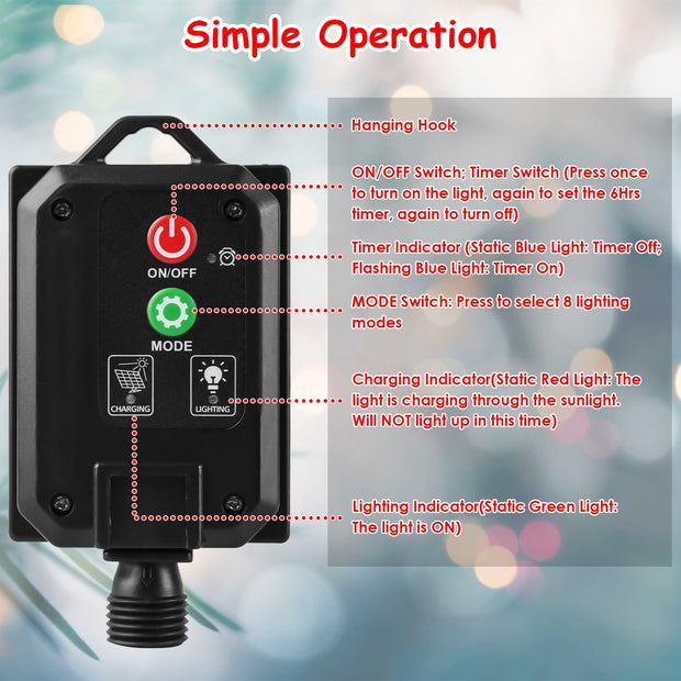 solar power operating switch