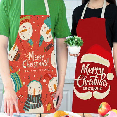 Christmas Cooking Apron for Holiday Baking and Festive Gatherings