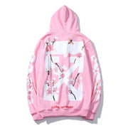 Sakura Arrow Print Unisex Hoodie