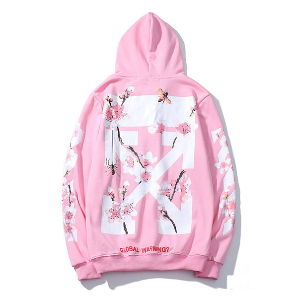 Sakura Arrow Print Unisex Hoodie -Make a Bold Statement In Style
