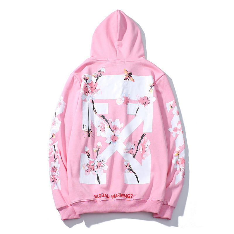 Sakura Arrow Print Unisex Hoodie -Make a Bold Statement In Style