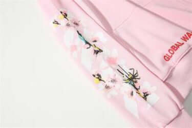 Sakura Arrow Print Unisex Hoodie