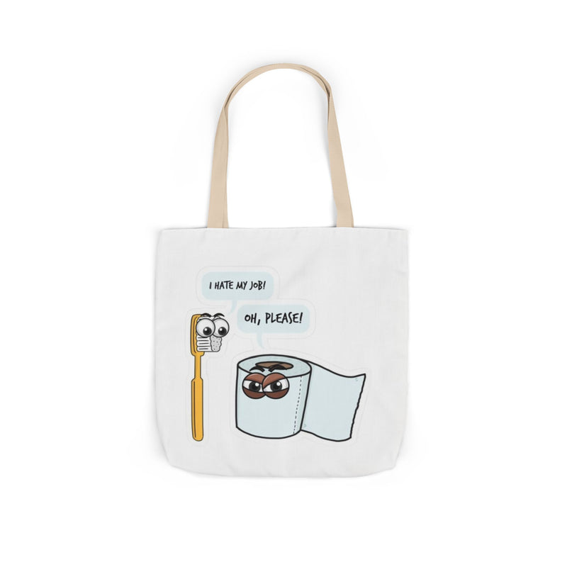 Whimsical Canvas Tote Bag – Perfect for Animal Lovers on the Go!