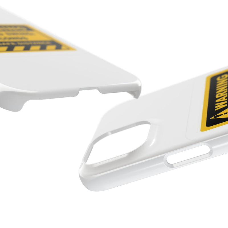 Mood Swing Warning Slim Case -Brighten Your Day with a Fun Phone Cover