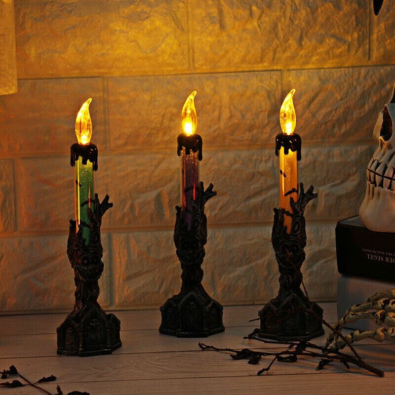 Enchanting Halloween Candle Lights - Create a Spooky Ambiance