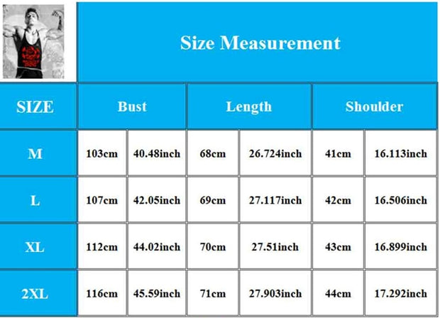 Cartoon Muscle Fitness Vest for Men 