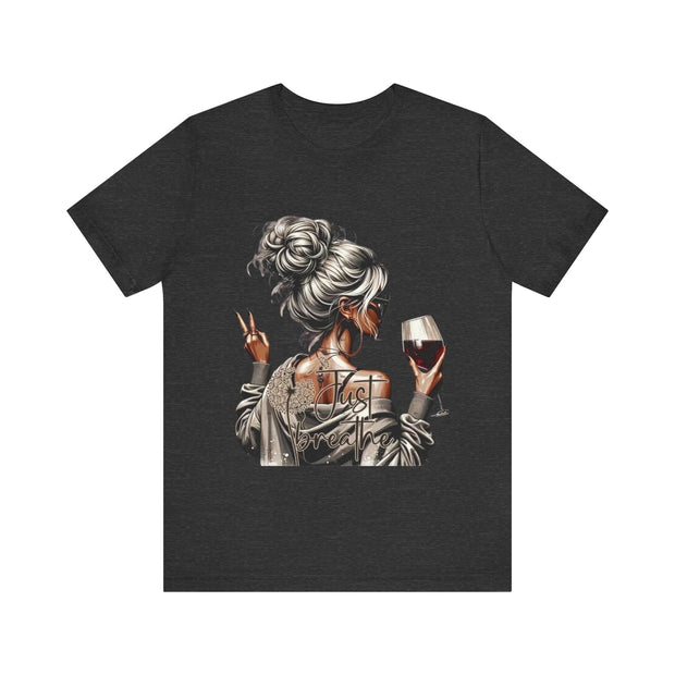 Chic Wine Lover Tee - Perfect for Wine Nights