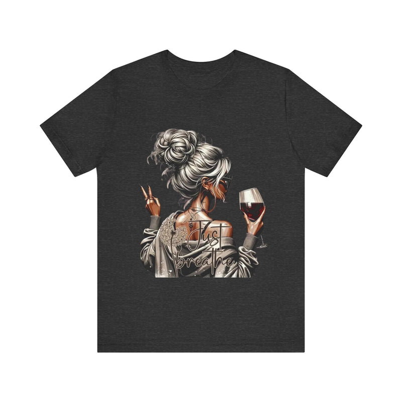 Chic Wine Lover Tee - Perfect for Wine Nights, Casual Outfits & Gifting Friends! Embrace Relaxed Style & Celebrate Your Passion!