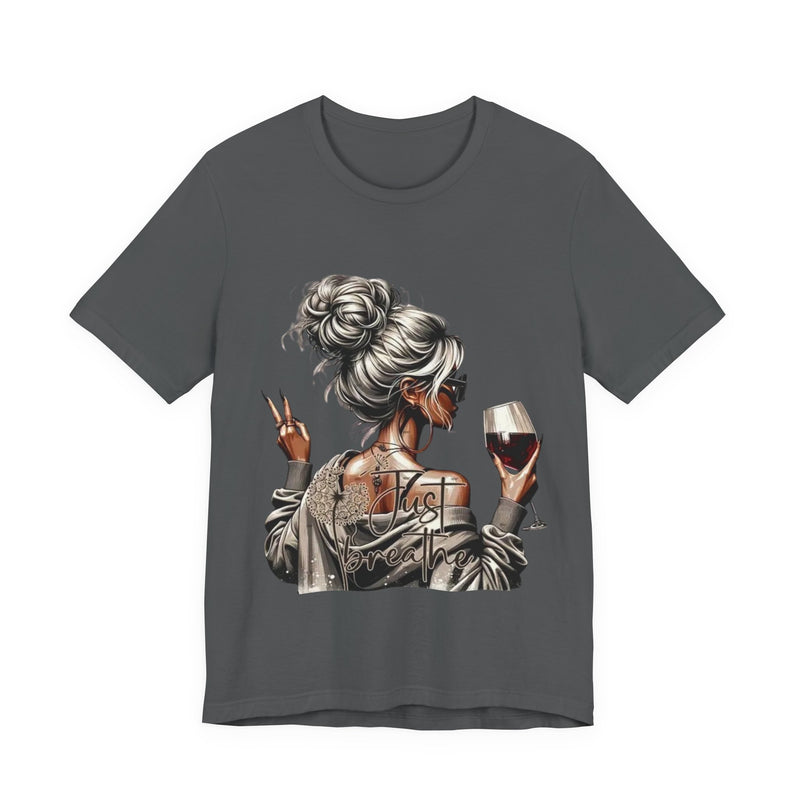 Chic Wine Lover Tee - Perfect for Wine Nights, Casual Outfits & Gifting Friends! Embrace Relaxed Style & Celebrate Your Passion!