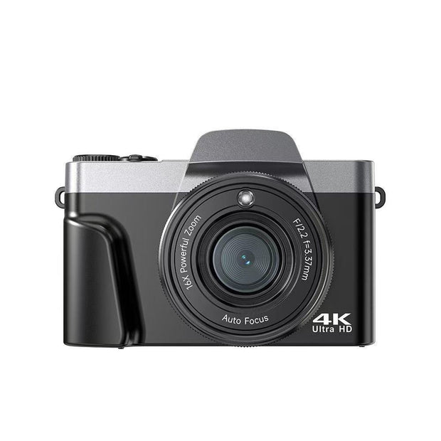 4K Vlogging Digital Camera with Dual Microphone and 180° Flip Screen