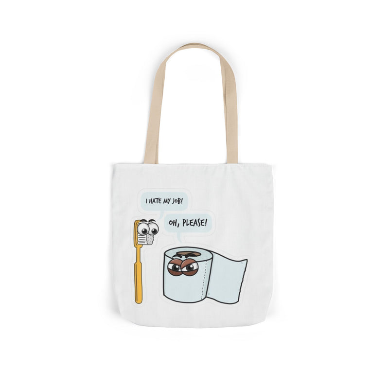 Whimsical Canvas Tote Bag – Perfect for Animal Lovers on the Go!