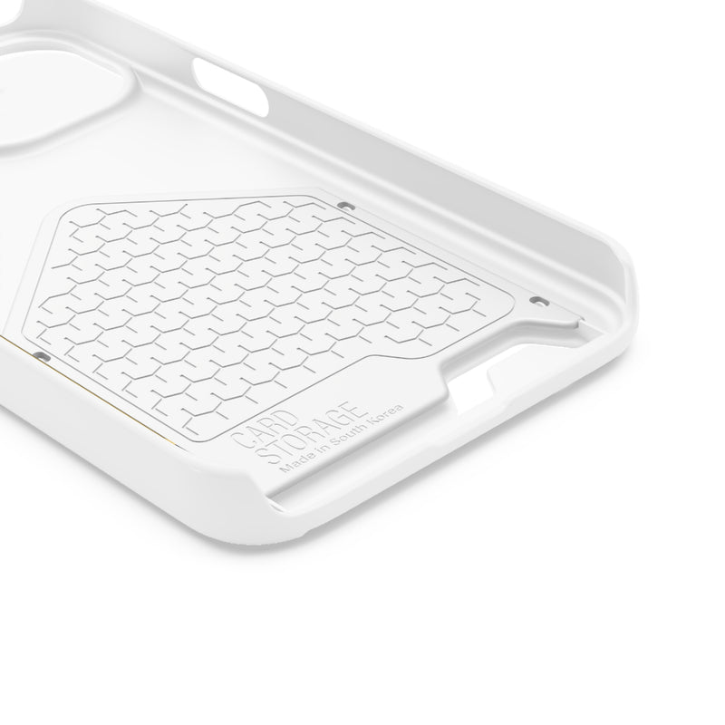 Warning Phone Case with Card Holder | Stand Out And Protect Your Phone