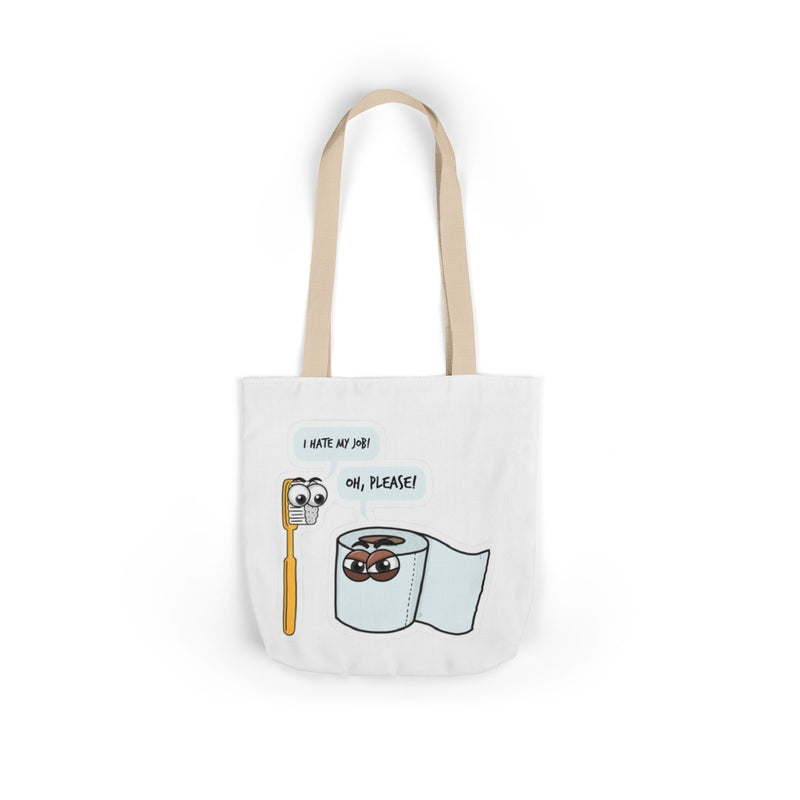 Whimsical Canvas Tote Bag – Perfect for Animal Lovers on the Go!