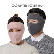 Cold mask made of soft microfiber breathable warm and cold