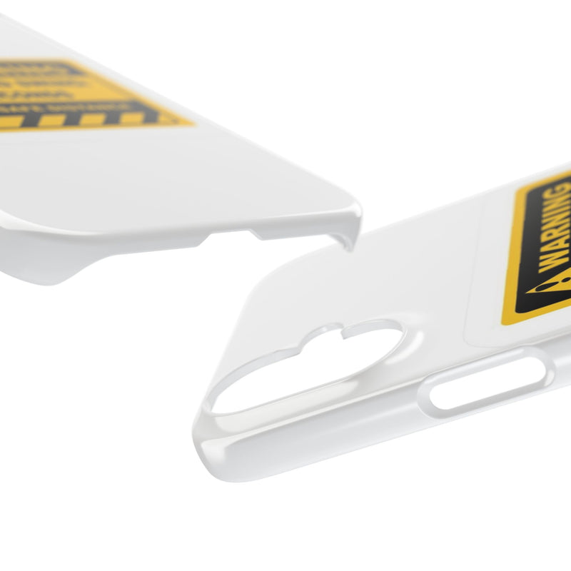 Mood Swing Warning Slim Case -Brighten Your Day with a Fun Phone Cover