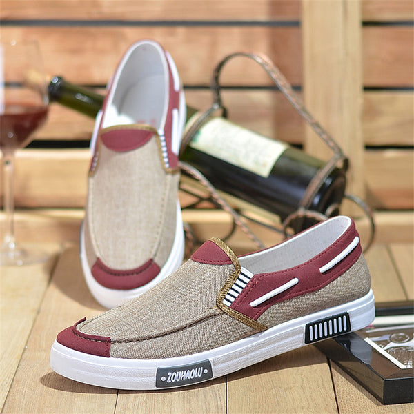 Men's Ultimate Comfort Canvas Shoes: Breathable & Wear-Resistant for All-Day Adventures