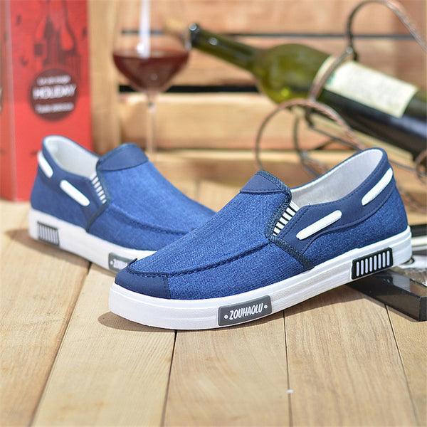 Men's Ultimate Comfort Canvas Shoes: Breathable & Wear-Resistant for All-Day Adventures