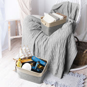 Linen storage basket 