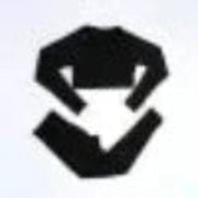 Black icon of a sweater set on a white background