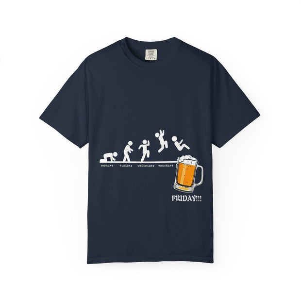 Friday Vibes Celebration T-Shirt | Garment-Dyed | Perfect Gift