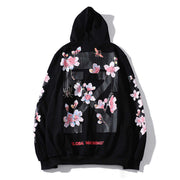 Sakura Arrow Print Unisex Hoodie