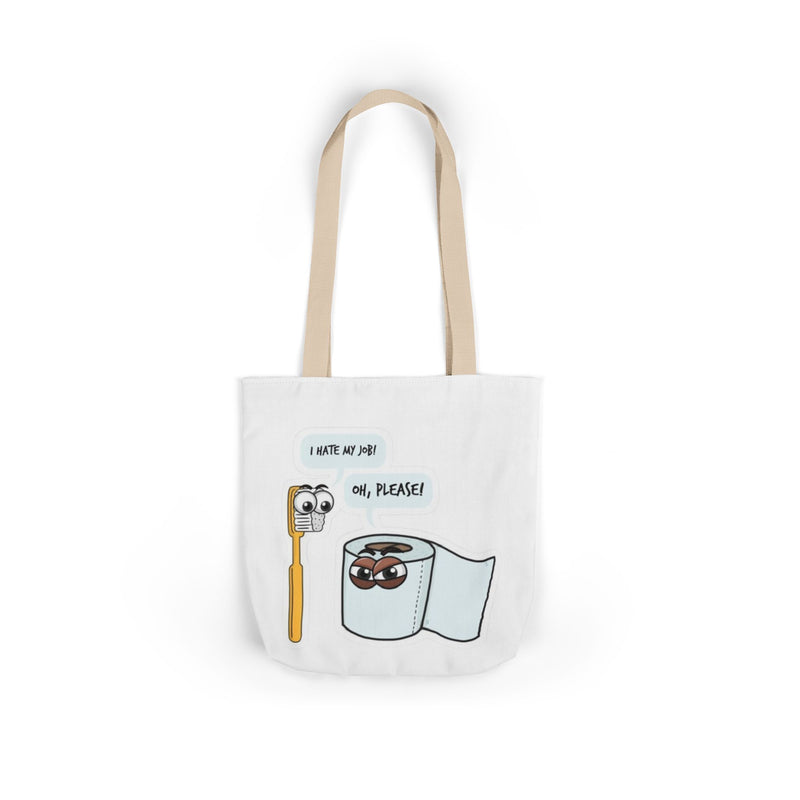 Whimsical Canvas Tote Bag – Perfect for Animal Lovers on the Go!