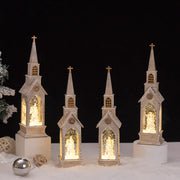 Christmas Candle Light for Desktop - Decorative LED Holiday Centerpiece