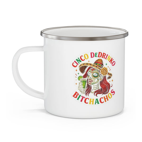Cinco de Mayo Enamel Camping Mug