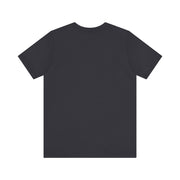 Black t-shirt on a white background
