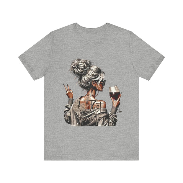 Chic Wine Lover Tee - Perfect for Wine Nights