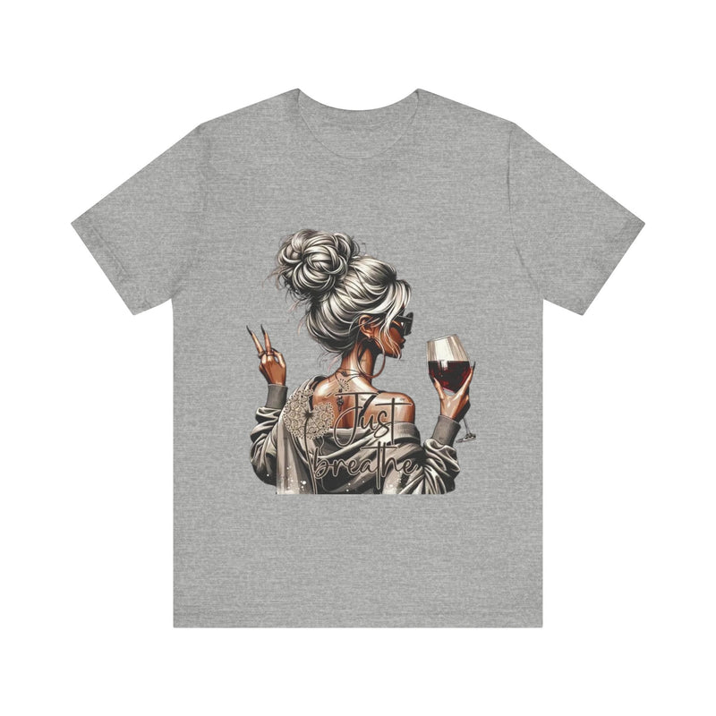 Chic Wine Lover Tee - Perfect for Wine Nights, Casual Outfits & Gifting Friends! Embrace Relaxed Style & Celebrate Your Passion!