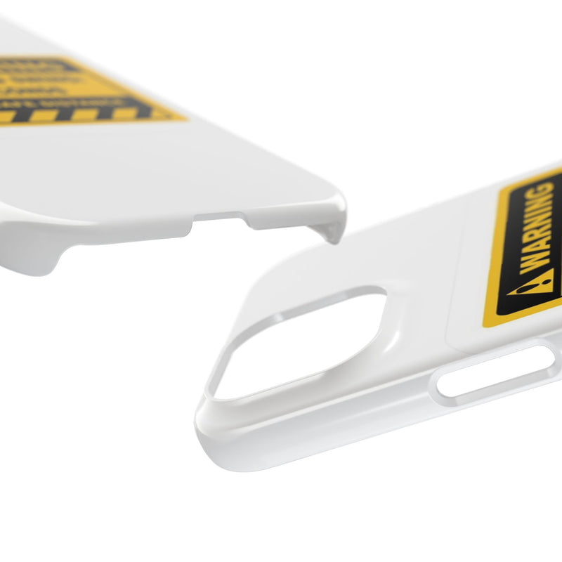 Mood Swing Warning Slim Case -Brighten Your Day with a Fun Phone Cover