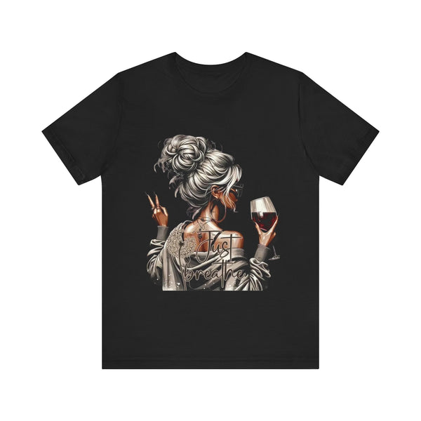 Chic Wine Lover Tee - Perfect for Wine Nights, Casual Outfits & Gifting Friends! Embrace Relaxed Style & Celebrate Your Passion!