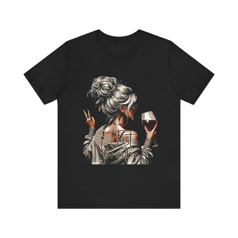 Chic Wine Lover Tee - Perfect for Wine Nights, Casual Outfits & Gifting Friends! Embrace Relaxed Style & Celebrate Your Passion!