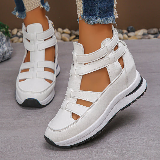 Stylish Women's Hollow-out Platform Sandals – Elevate Your Summer Look with Comfort and Confidence