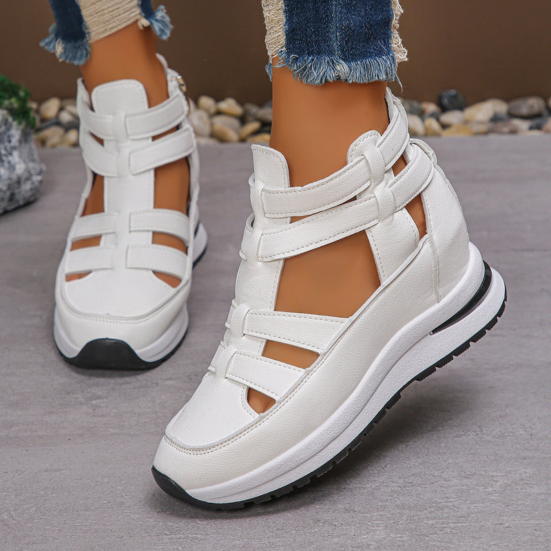 Stylish Women's Hollow-out Platform Sandals – Elevate Your Summer Look with Comfort and Confidence