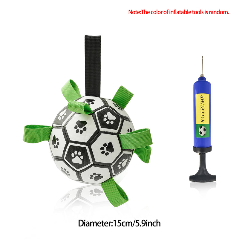 Interactive Dog Soccer Ball Toy - Boost Outdoor Fun & Training for Large Dogs! Perfect for Border Collies & Active Pups!