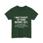 Thoughtful Statement Tee |Cotton T-Shirt to Boost Confidence