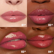 PHOFAY Shiny Lip Plumper Gloss - Hydrating Formula for Voluminous, Luscious Lips