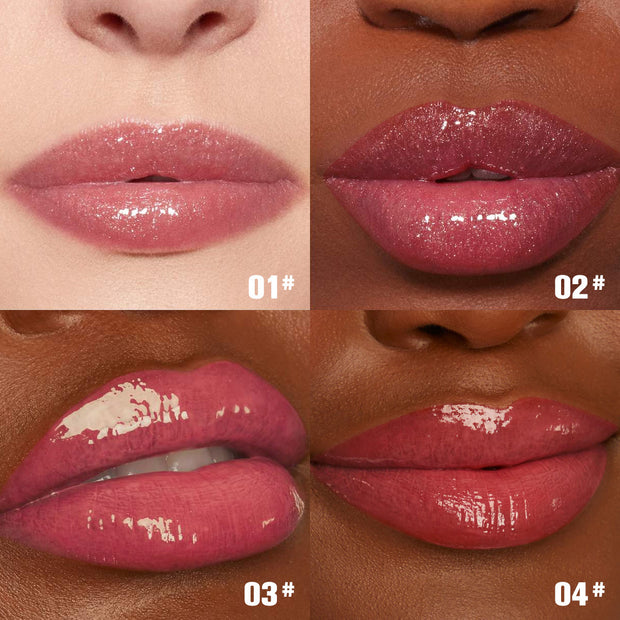 PHOFAY Shiny Lip Plumper Gloss - Hydrating Formula for Voluminous, Luscious Lips