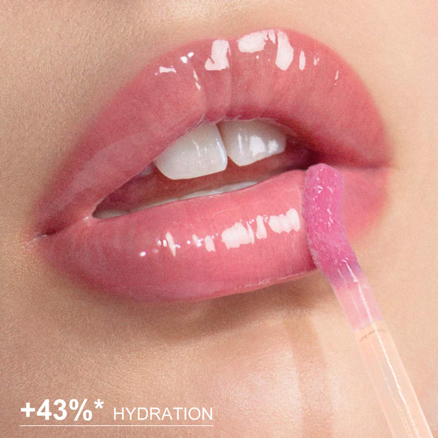 PHOFAY Shiny Lip Plumper Gloss - Hydrating Formula for Voluminous, Luscious Lips