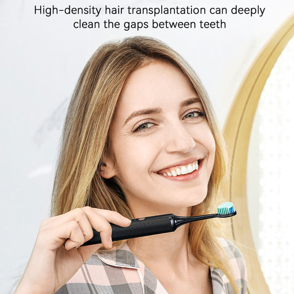 Aquasonic Ultra Whitening Toothbrush - 8 Replacement Heads and 4 Modes