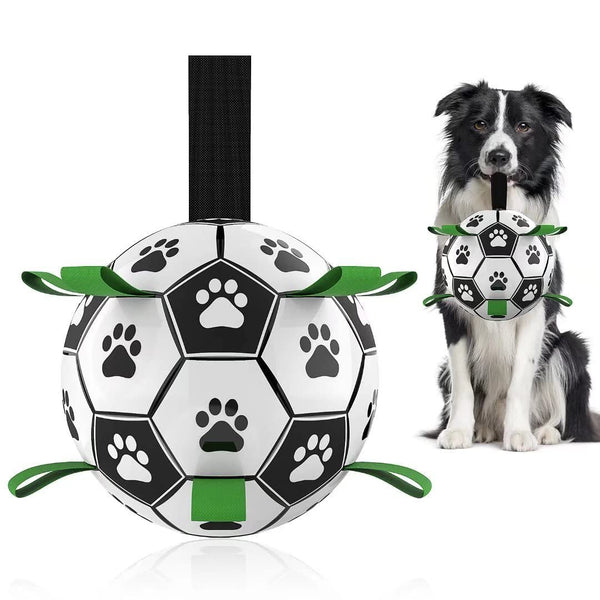 Interactive Dog Soccer Ball Toy - Boost Outdoor Fun & Training for Large Dogs! Perfect for Border Collies & Active Pups!